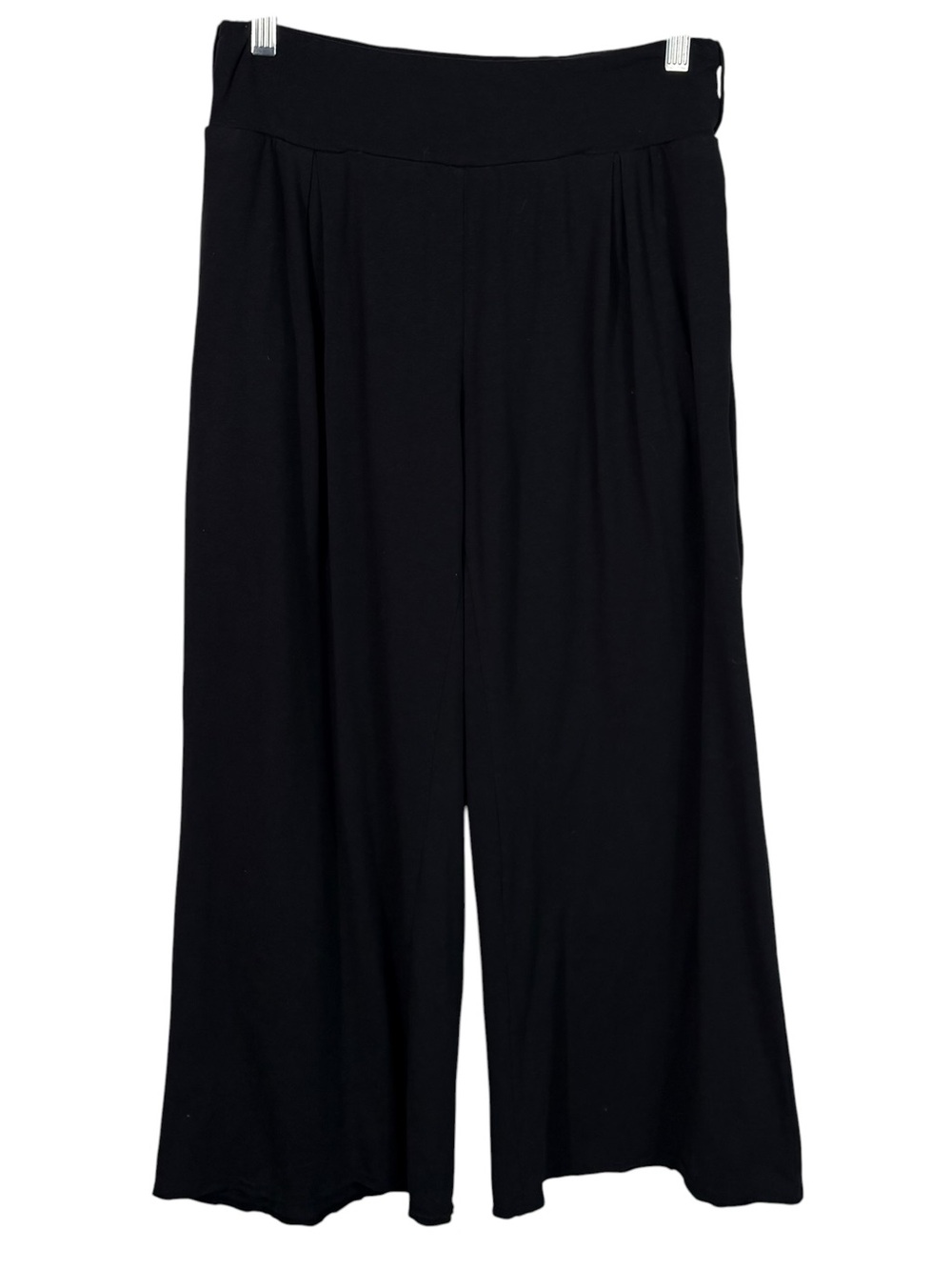 PACT Organic Cotton Wide Leg Pleated Pull On Knit Pants Casual Medium Minimal M